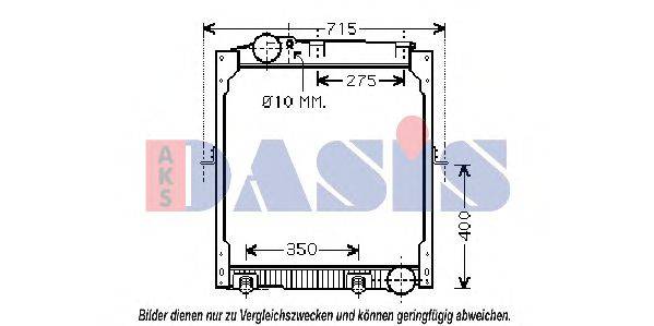 MERCEDES-BENZ A 652 501 05 01 Радіатор, охолодження двигуна