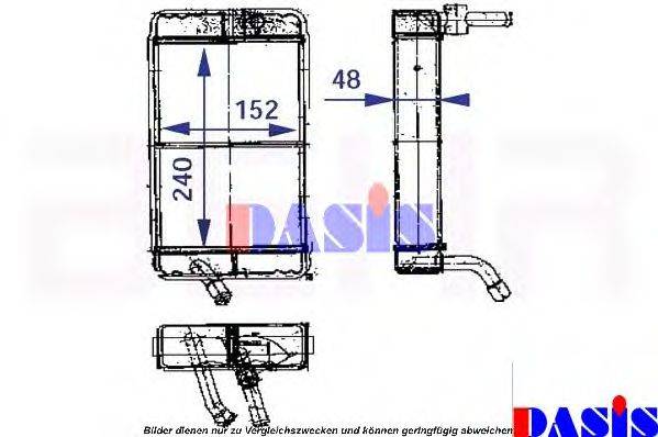 MERCEDES-BENZ A0018358401 Теплообмінник, опалення салону