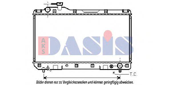 AKS DASIS 213470N Радіатор, охолодження двигуна