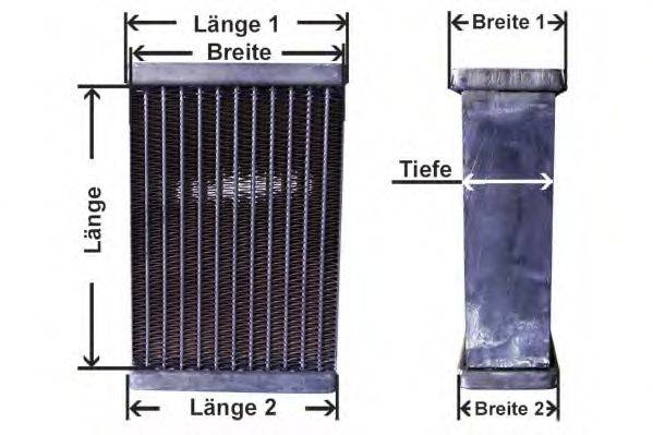 NRF 14030 сітка радіатора, охолодження двигуна