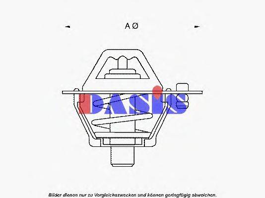 AKS DASIS 750963N Термостат, охолоджуюча рідина