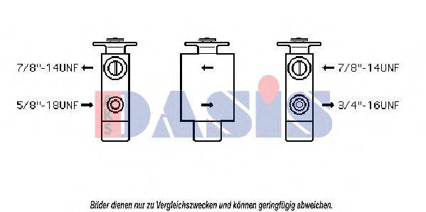 AKS DASIS 840023N Розширювальний клапан, кондиціонер