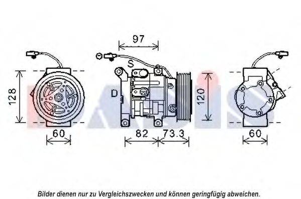 NISSENS 89433 Компресор, кондиціонер