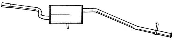ALFAROME/FIAT/LANCI 7671735 Глушник вихлопних газів кінцевий