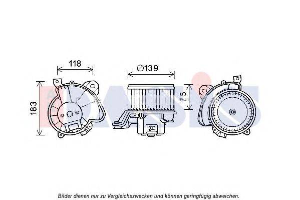 ALFAROME/FIAT/LANCI 55702442 Вентилятор салону