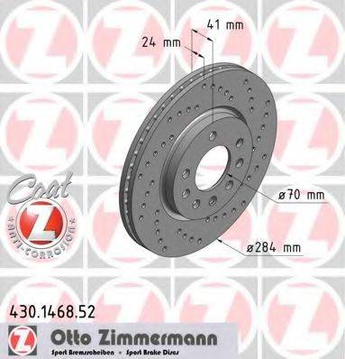 ZIMMERMANN 430146852 гальмівний диск