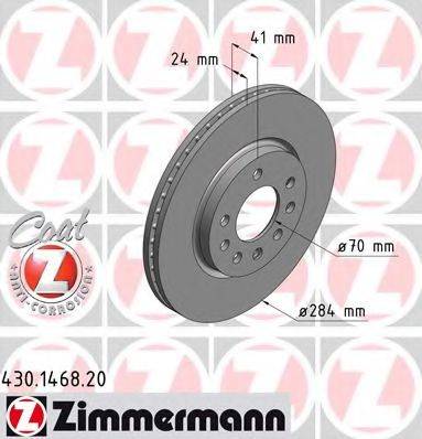 ZIMMERMANN 430146820 гальмівний диск