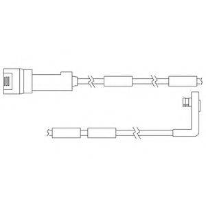 VEMO V40720395 Сигналізатор, знос гальмівних колодок