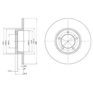 BRAKE ENGINEERING DI950261 гальмівний диск