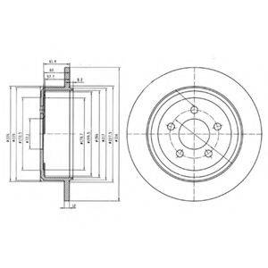 JEEP 152129250AA гальмівний диск