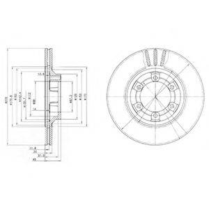 KAVO PARTS BR5712C гальмівний диск