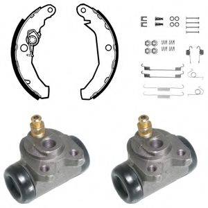 DELPHI KP733 Комплект гальмівних колодок
