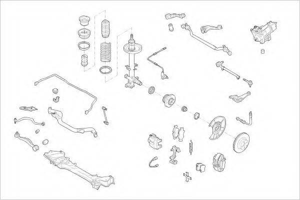 DELPHI BMW03846F Підвіска колеса