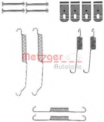 METZGER 1050015 Комплектуючі, гальмівна колодка