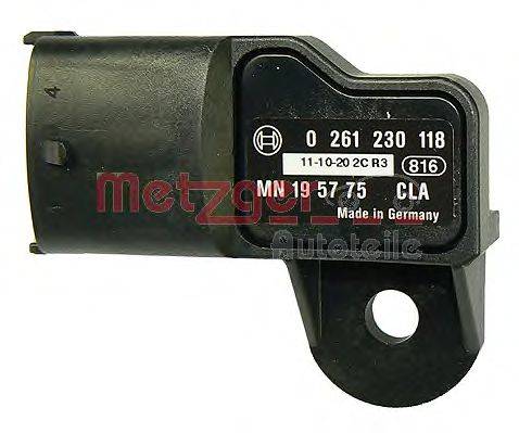 METZGER 0905339 Датчик, тиск у впускному газопроводі