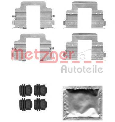 METZGER 1091822 Комплектуючі, колодки дискового гальма