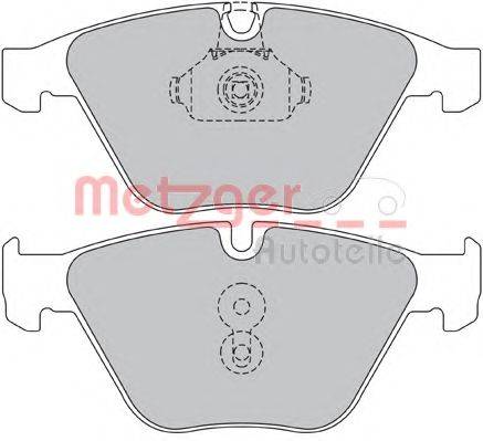 METZGER 1170090 Комплект гальмівних колодок, дискове гальмо