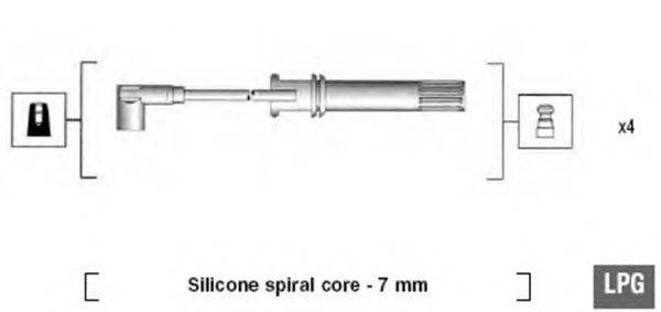 MAGNETI MARELLI 941105280650 Комплект дротів запалювання