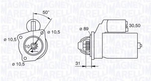 MASSEY FERGUSON 186009 3M2 Стартер