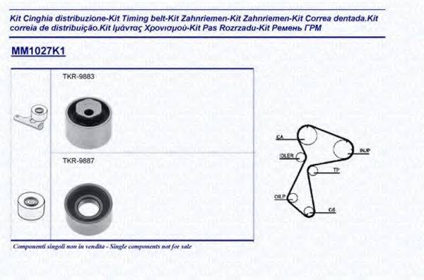 MAGNETI MARELLI 341310271101 Комплект ременя ГРМ