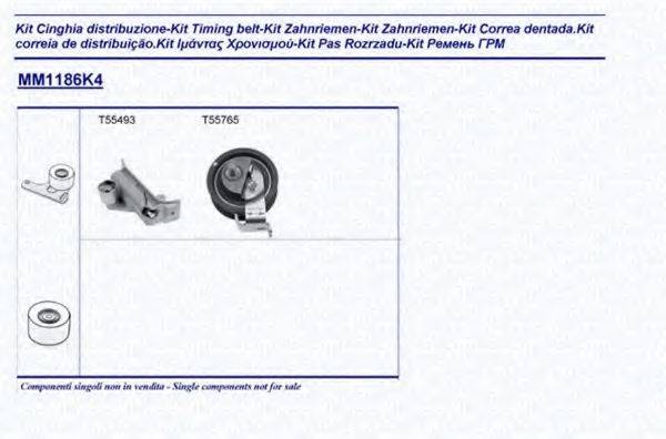 MAGNETI MARELLI 341311861104 Комплект ременя ГРМ