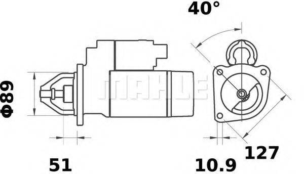 MAHLE ORIGINAL MS 309