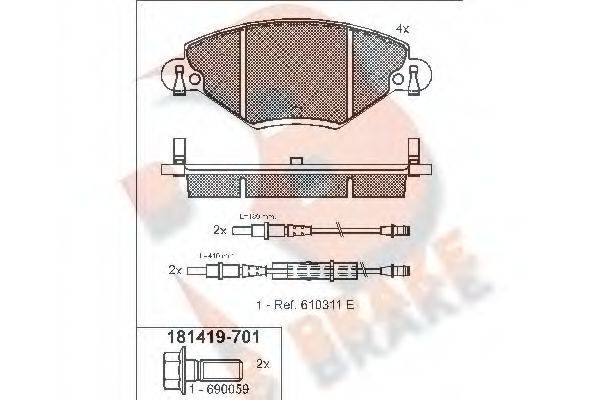 R BRAKE RB1419-701